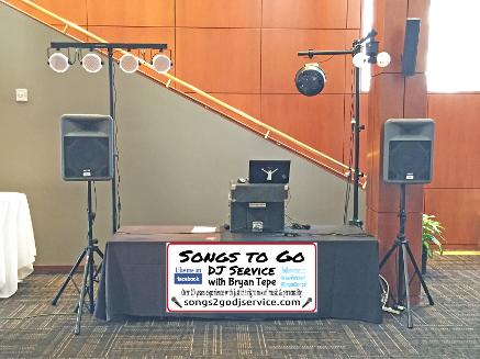 DJ set up